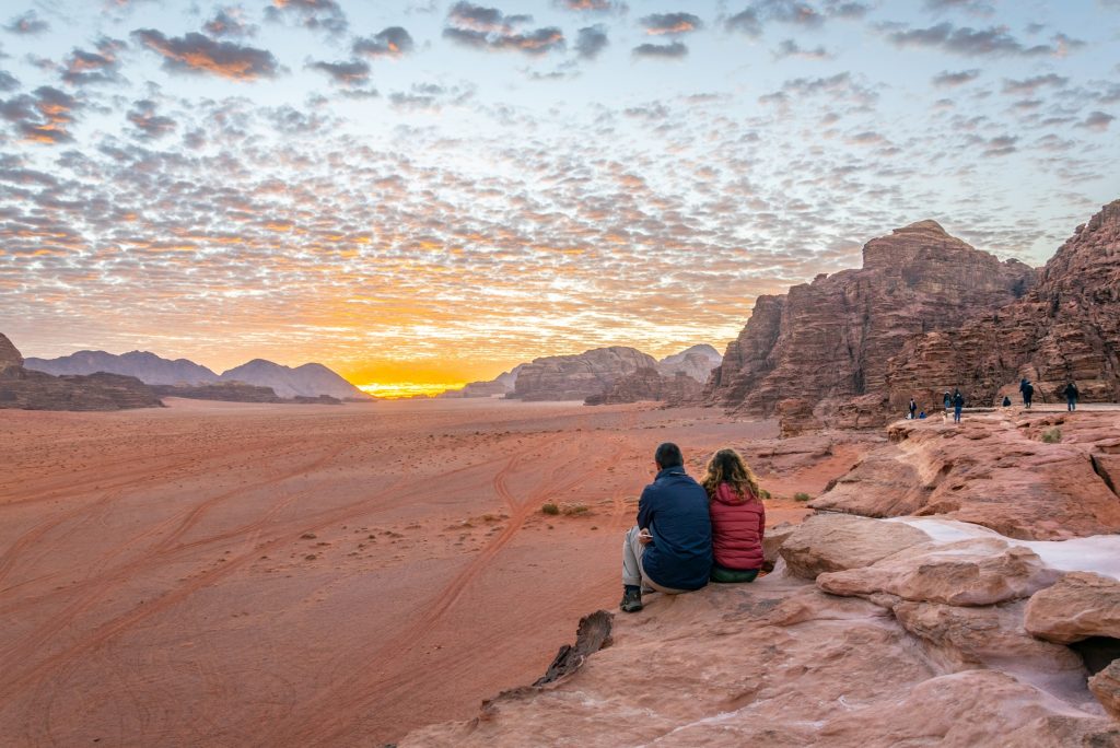Wadi Rum Sunset Couple